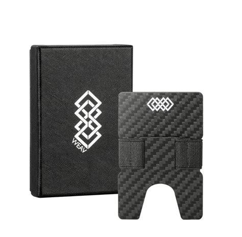 weav rfid protected carbon fibre wallet|lightweight carbon fiber wallets.